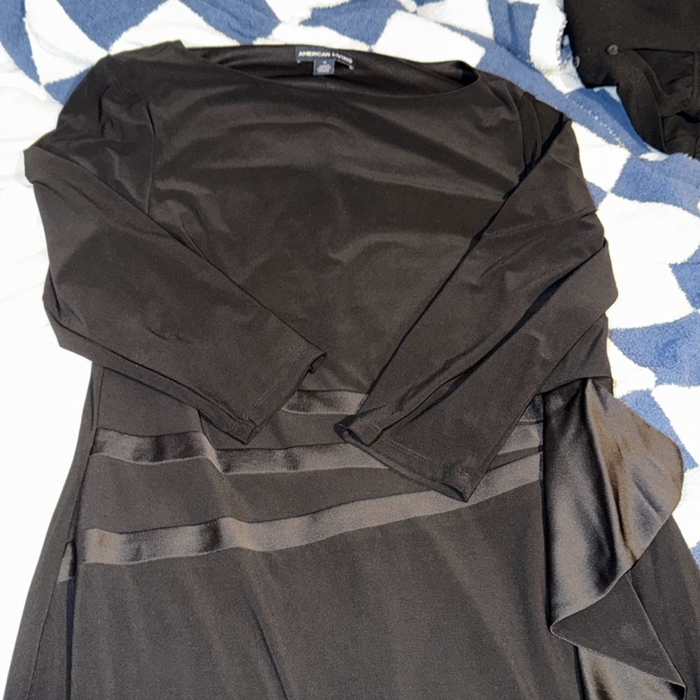 women's black dress